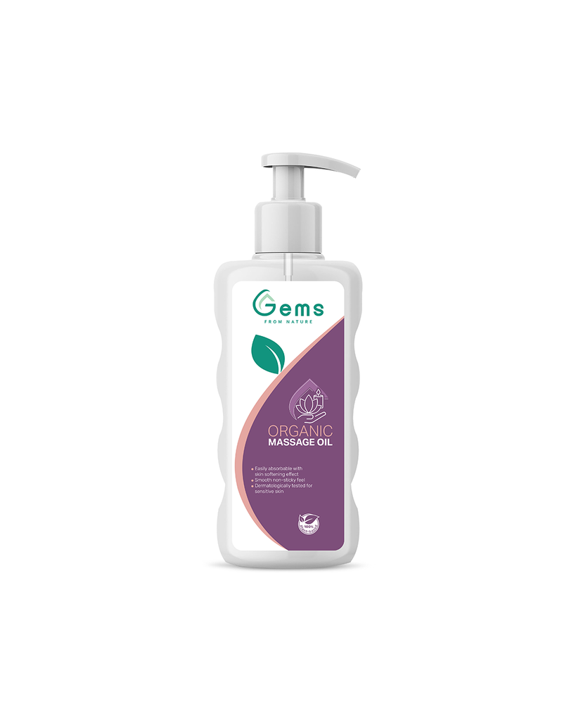 Gems Organic Massage Oil 425 ml