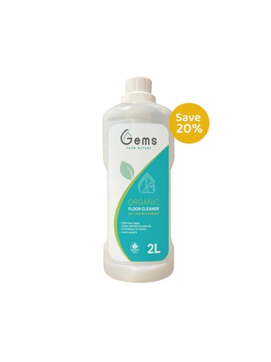 Gems Organic Floor Cleaner 2 Ltr (Save 20%)