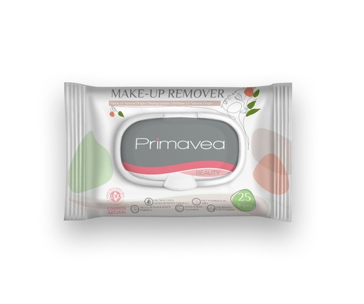 Primavea Natural Makeup Remover Wipes 25s (COSMOS)