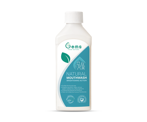 Gems Natural Mouthwash (Brightening Action) 125 ml