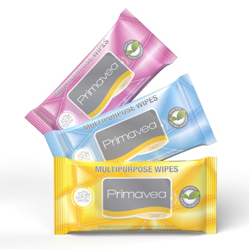 Primavea Natural Pocket Wipes 15s * 12